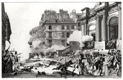 Jour du 13 Vendémiaire an IV (5 octobre 1795), fusillade devant l